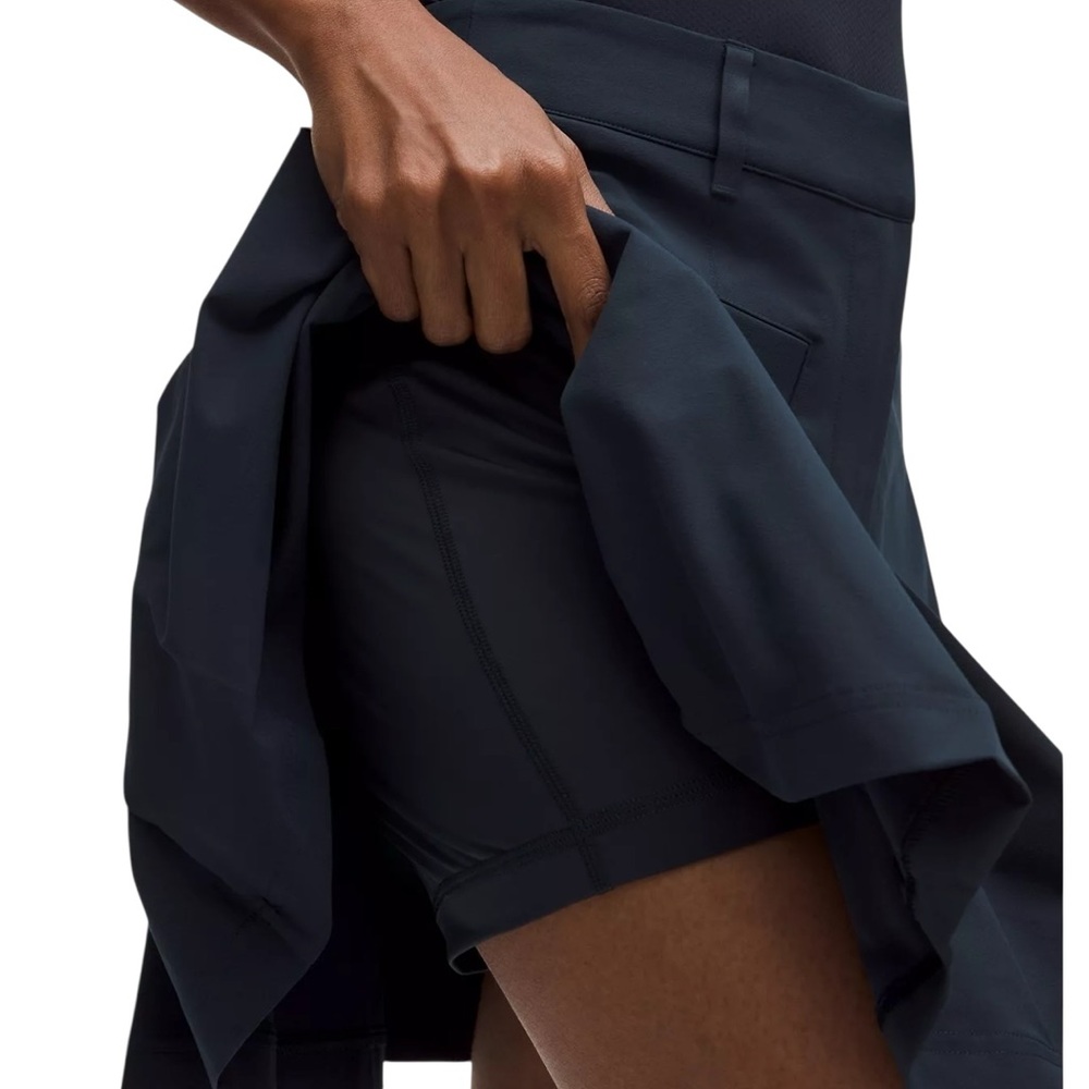 Lululemon Box-Pleat High-Rise Golf Skirt, NWT, True Navy - Picture 5 of 6